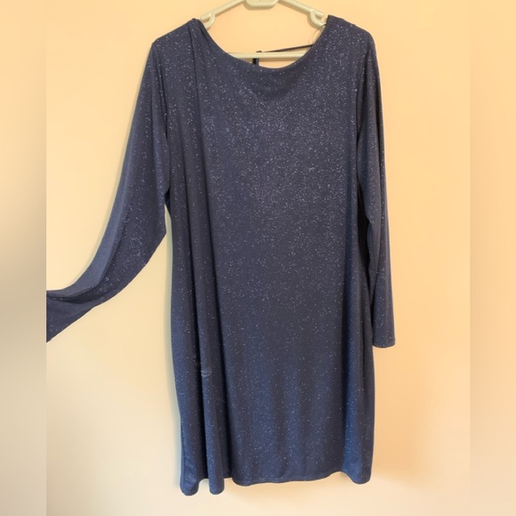 NWT Ricki’s Navy Long Sleeve Mini Dress - Picture 1 of 4